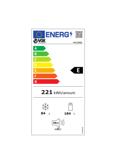 Хладилник VOX KK 3300 E